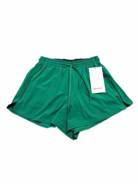 NWT Lululemon Court Rival High-Rise Short 3" (Raceway Green/Rainforest Green) 4